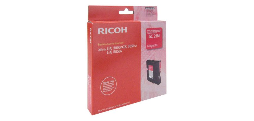 Ricoh GC21 cartouches couleurs séparées pour imprimante gel d'encre