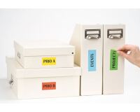 Etiquetas removibles para inkjet y láser 45,7 x 21,2 mm color - Caja de 960