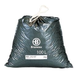 Bolsas de basura con Autocierre Bruneau 30 micras 100L - Paquete de 100 bolsas 