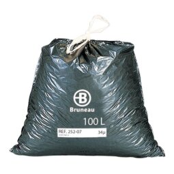Bolsas de basura con Autocierre Bruneau 30 micras 100L - Paquete de 100 bolsas 