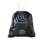 Bolsas de basura con Autocierre Bruneau 30 micras 100L - 2 Paquetes de 100 bolsas + 1 Paquete Gratis