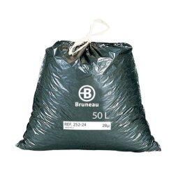 Bolsas de basura con Autocierre Bruneau 28 micras 50L - Paquete de 100 bolsas 