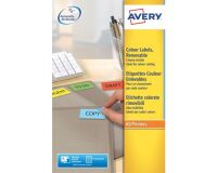 Etiquetas removibles para inkjet y láser 99,1 x 38,1 mm color - Caja de 280
