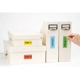 Etiquetas removibles para inkjet y láser 63,5 x 33,9 mm color - Caja de 480