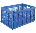 Bac de stockage pliant en plastique - 45 litres - dim :  H 27 x L 52,5 cm