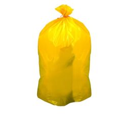 Bolsas de basura Amarillo  sin Autocierre 15 micras 25L - Rollo de 25 bolsas