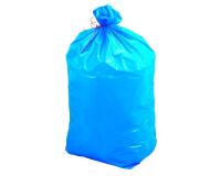 Bolsas de basura Azul sin Autocierre 25 micras 25L - Rollo de 25 bolsas