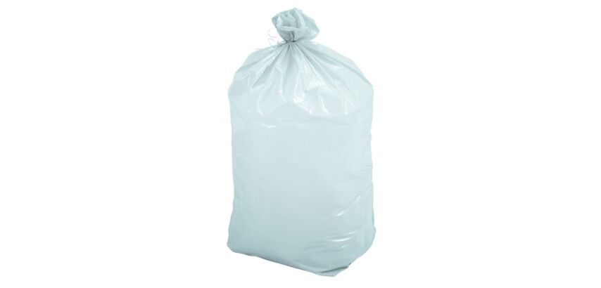 Sac poubelle 110 litres Tri sélectif translucide - 200 sacs