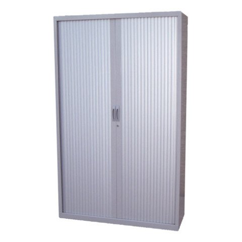 Armario de oficina metálico monobloc Nueva Generación Alt. 198 x An. 120 cm Beig Puertas persiana