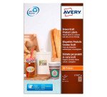 Etiquette kraft jet d'encre et laser 62 x 42 mm recyclée - Boîte de 360