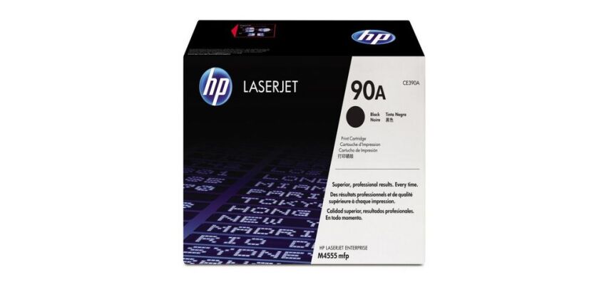HP 90A - CE390A toner noir pour imprimante laser