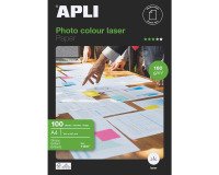 Papel Fotográfico para impresoras láser brillante A4 160 g Apli