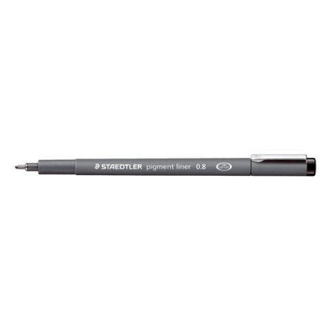 Rotulador calibrado Pigment Liner punta 0,8 mm Steadtler