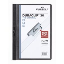 Dossier pinza lateral Duraclip 30 hojas A4 Durable