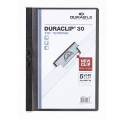 Dossier pinza lateral metálica Duraclip® 30 hojas A4 Durable