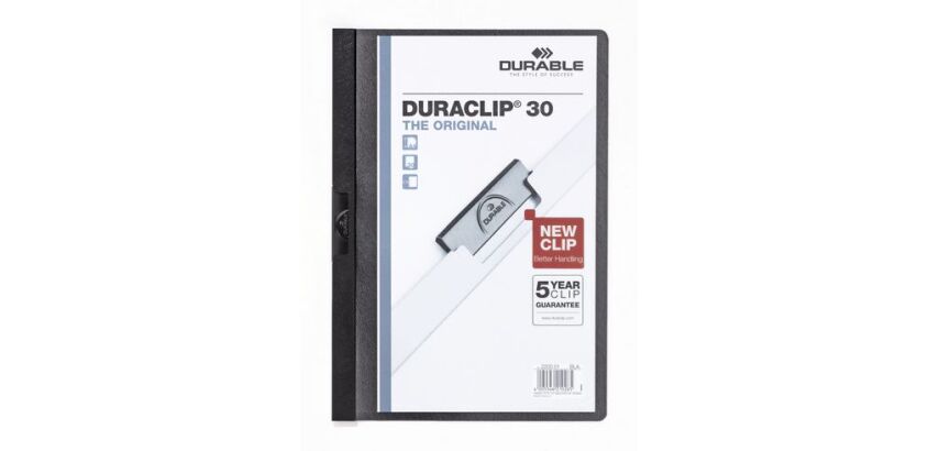 Dossier pinza lateral metálica Duraclip® 30 hojas A4 Durable