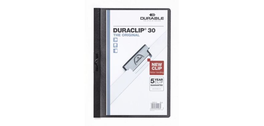 Dossier pinza lateral metálica Duraclip® 30 hojas A4 Durable