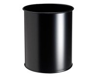 Papelera de metal lisa Durable 15L