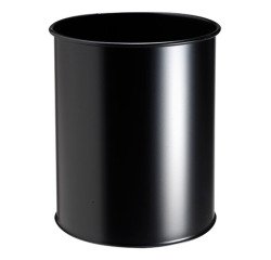 Papelera de metal lisa Durable 15L