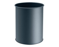 Papelera de metal lisa Durable 15L
