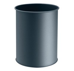 Papelera de metal lisa Durable 15L