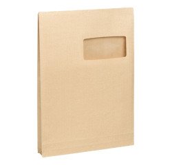 Pack of 50 envelopes with window 229 x 324 mm accordion 3 cm