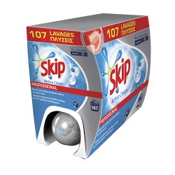 Lessive liquide Skip professional Active Clean - 107 lavages - Bidon de 7,5 L