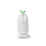 Sac poubelle 23/30 litres à liens coulissants Brabantia G blanc - 20 sacs