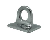 Soporte de pared cromado para cuerda 