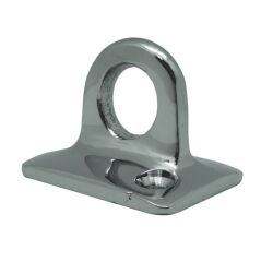 Soporte de pared cromado para cuerda 