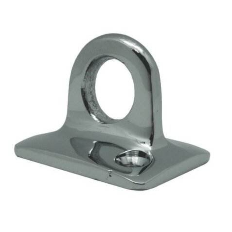 Chrome wall bracket for rope