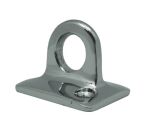 Attache murale chromée pour corde