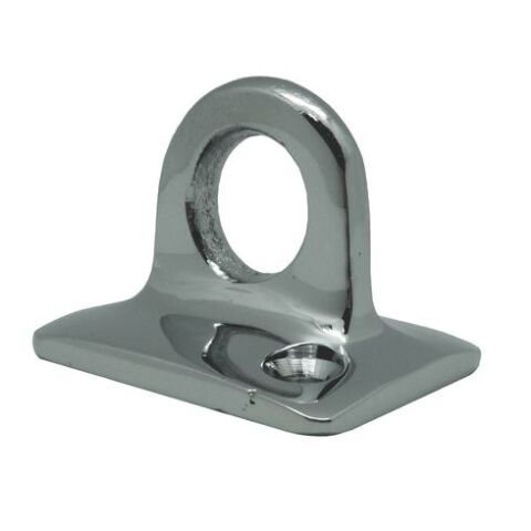 Soporte de pared cromado para cuerda
