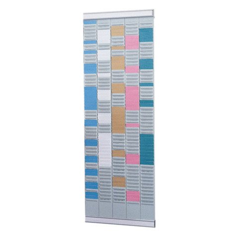 Planificador de oficina con tarjetas T indice 2 - 5 columnas - Nobo