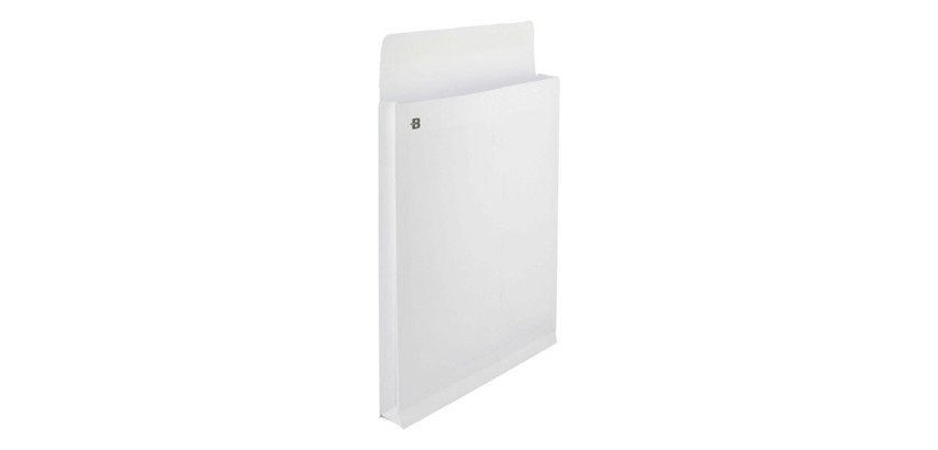 Bruneau - Expandable white 3 cm envelope 229 x 324 mm 120 g with window 50 x 105 mm - Box of 50