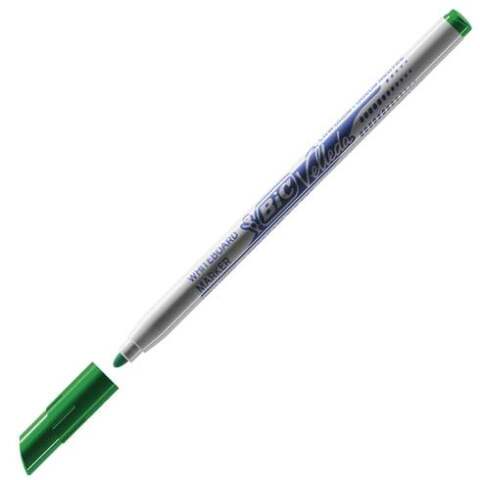 Rotulador de pizarra blanca Bic Velleda Punta Fina Verde