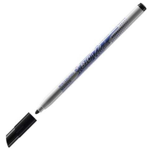 Rotulador de pizarra blanca Bic Velleda Punta Fina Negro