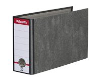 Lever arch file, grey, format A5, back 8 cm