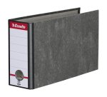 Classeur à levier cartonné à l'italienne Esselte dos 8 cm format A5 gris