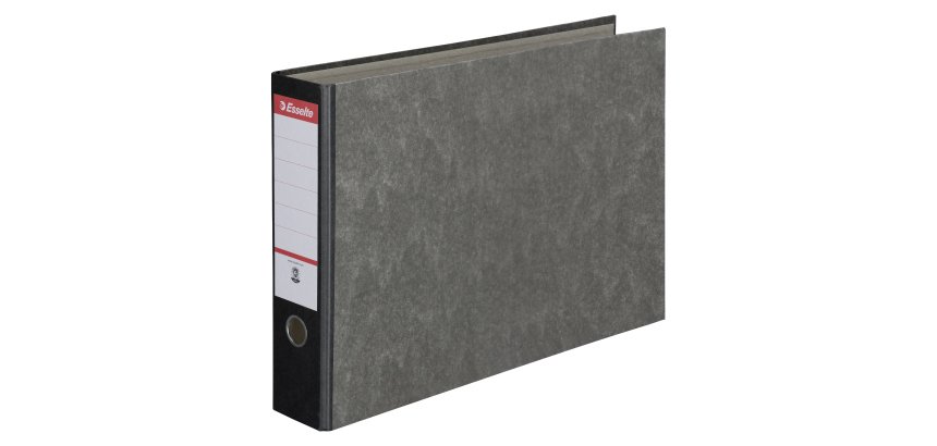 Classeur à levier cartonné à l'italienne Esselte dos 8 cm format A3 gris