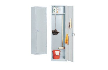 Armario escobero metal Acial gris
