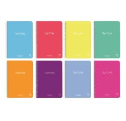 Cuaderno Plastipac 80 hojas Folio Surtido