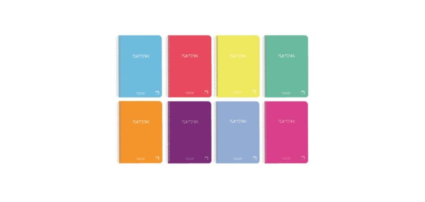 Cuaderno Plastipac 80 hojas Folio Surtido