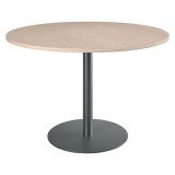 Meeting table round metal column base Excellens