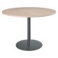 Table de réunion ronde piètement colonne métal Excellens