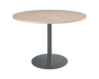 Meeting table round metal column base Excellens