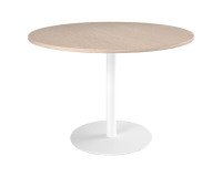 Mesa redonda 120 cm Roble claro  - Pata columna Excellens