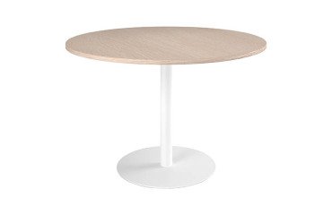 Mesa redonda 120 cm Roble claro  - Pata columna Excellens
