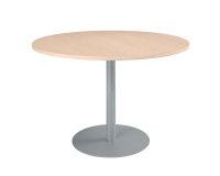 Mesa redonda 120 cm Roble claro  - Pata columna Excellens