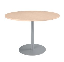 Mesa redonda 120 cm Roble claro  - Pata columna Excellens